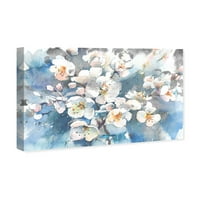 Wynwood Studio cvjetni i botanički zidni umjetnički platneni otisci 'proljetni cvjetanje u plavim' cvjetovima
