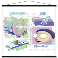 Zidni poster Rick & Mortie-Kemija u magnetskom okviru, 22.375 34