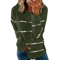 Ženska Casual moda s inkrementalnim printom, pulover s kapuljačom s dugim rukavima - dukserice s kapuljačom za