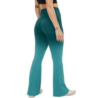 Žene visoke joge hlače Sportske hlače modne žene tiskane joga hlače Sport visoki struk s gamašama za vježbanje