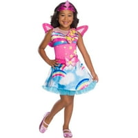 Modna haljina za vilinsku djevojku Barbie Rubi za Noć vještica za bebu, he, he, he, he, he, he, he, he, he