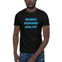 3xl plavi incidentni analitičar od pamučne majice kratkih rukava po nedefiniranim darovima