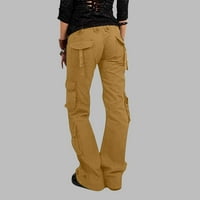 Ženske kratke hlače, ženske široke teretne hlače, Vintage traperice s džepovima, široke hlače, široki kombinezoni,