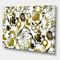 DesignArt 'vitalno obilje divljih cvjetova II' Moderni platno zidni umjetnički tisak