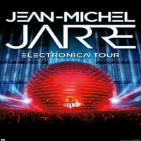 Jean Michel Jarre-plakat na zidu s elektronikom, 14.725 22.375
