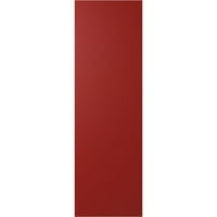 Ekena Millwork 18 W 27 H TRUE FIT PVC dijagonalni sloj moderni stil Fiksni nosač, vatra crvena