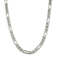 Prekrasan sidreni lanac Figaro od srebra