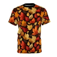 Jeseni ostavlja majicu aop majice kratke rukave alover fall boje