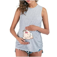 Majice za majčinstvo Košulje bez rukava za trudnice Prodaja Prodajne prodaje Materinsko sredstvo za materinsko
