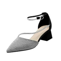 Admiicd planinarska sandala Ženska platforma za haljinu visoke potpetice Strappy sandale s petom Otvorene nožne