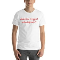 Rukom pisani direktor upravljanja projektima majica s kratkim rukavima po nedefiniranim darovima