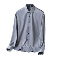 Muška jednobojna košulja dugih rukava, poslovna ležerna košulja bez glačanja, kombinezon