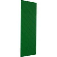 Sjenila od PVC-a od 18 18 70 dijagonalne šipke u modernom stilu s fiksnim nosačem, zeleni Viridian