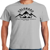 Grafička America State of Colorado Centennial State USA Muška grafička majica