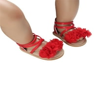 JXZOM dojenčad djevojčice princeze sandale casual cvjetne patchwork zavojni zal