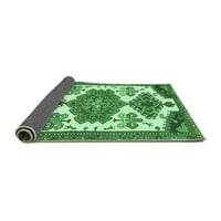 Ahgly Company Unutarnji pravokutnik Perzijski smaragdno zeleni prostirke tradicionalne površine, 5 '8'