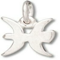 Sterling Silver 30 BO lanac male Ribe Zodiak Horoskop Simbol privjesak ogrlica