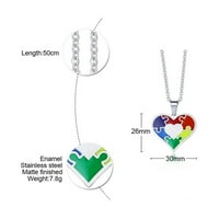 Toyella Rainbow Jewelry Love Pendant Color